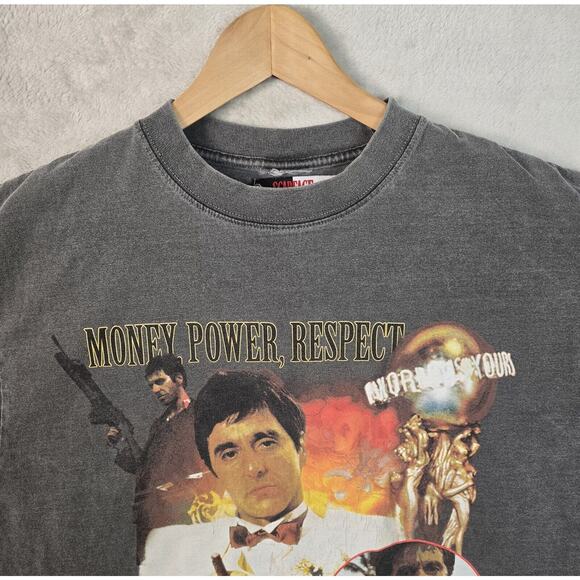 Scarface Shoe Palace The World Is Yours Shirt Large Movie Vintage Rap Tee Style - Picture 4 of 8
